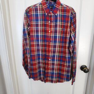 Ralph Lauren Red Plaid Button Down - Size M
